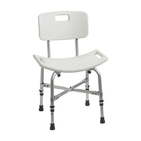 Drive Medical White Plastic Freestanding Shower Chair 12021KD-1 at ...