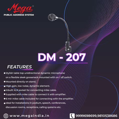 DM-207 P.A. Microphones