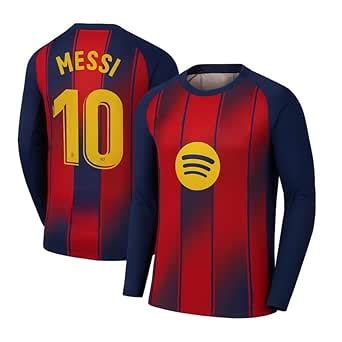 Barcelona Messi 10 Jersey Full Sleeve (Kids,Men,Boys)(7-8Years ...