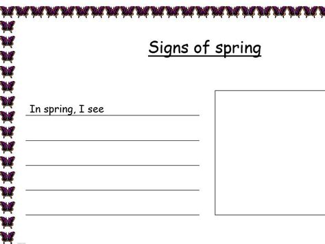 Image result for KS1 Signs of Spring