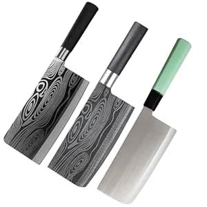 Buy Machado Set of 3 Chef's Butcher Cleaver German Made Siberian Hand ...