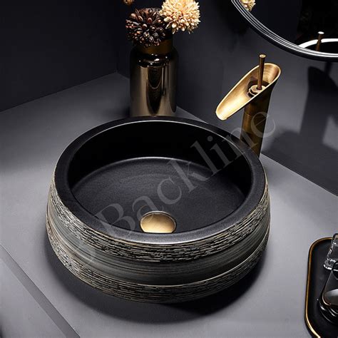 B Backline Ceramic Table Top Wash Basin | Counter Top Basin For Bathro