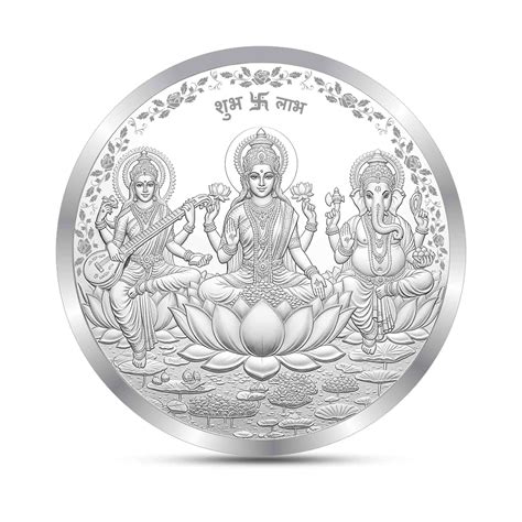 Precious Moments - Buy BIS Hallmarked Ganesh Laxmi Saraswati ji Silver ...