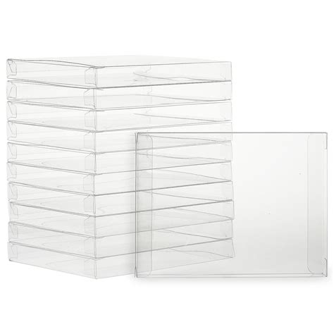 50 Pack Greeting Card Storage Box, Clear Gift Boxes for Photos, Favors ...