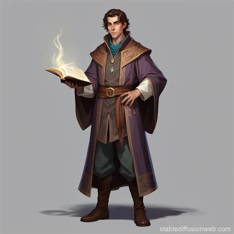 Human Wizard Character | Stable Diffusion Online