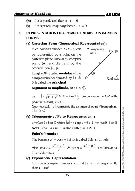 Image result for Complex Numbers Short Notes