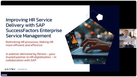 Improving HR Service Delivery with SAP SuccessFactors ESM | Pentos