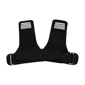 Buy VELURA Weightlifting Wrist Straps with Pads Adjustable for Barbell ...