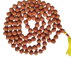 Crystal Fountains 7 Mukhi Rudraksha Mala Nepali 108 Beads Superb ...