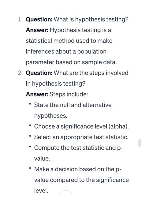 Image result for Hypothesis Testing Statistics Questions