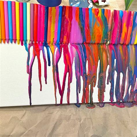 Melted Crayon Art Wallpaper