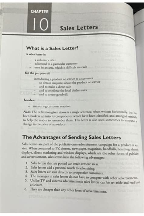 Sales Letter - This letter is also used sometimes to announce a change ...