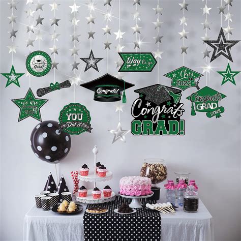 Buy 14 Pack Graduation Garland Class of 2022 Graduation Decoration ...