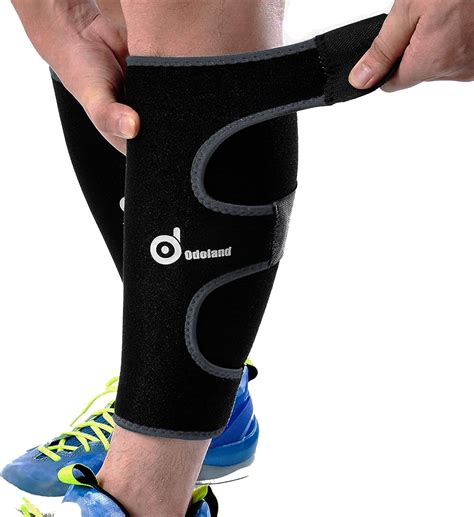 Amazon.com: Odoland Calf Compression Sleeve Calf Brace for Calf Pain Relief Strain, Sprain ...