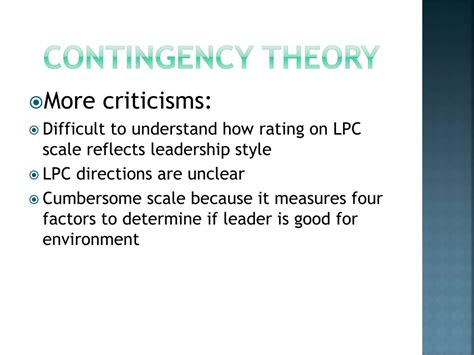 Image result for Contingency Theory
