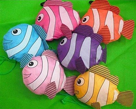 3 Pcs/Set Foldable Reusable Bags Fish Theme - BulkHunt – BulkHunt ...