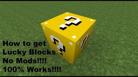 Image result for Lucky Block No Mod Command