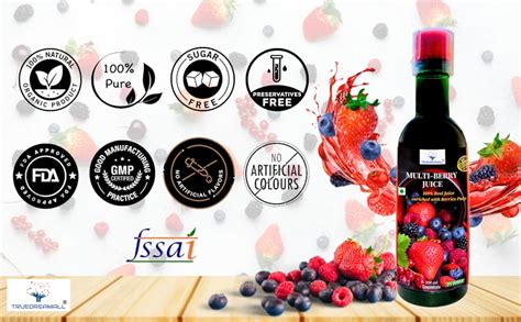 TRUEDREAMALL MULTI BERRY JUICE -Real Mixed Berries Fruit Juice-500 ml ...