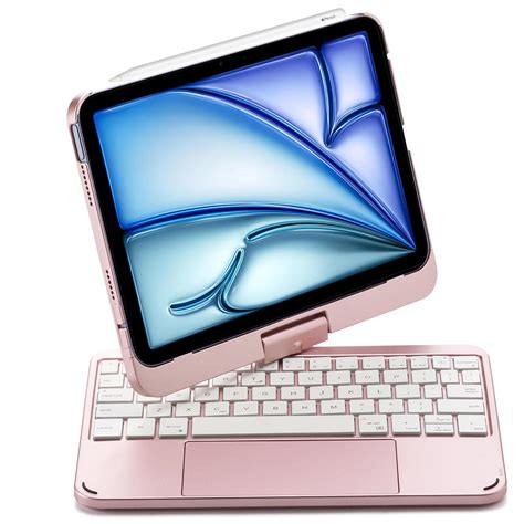 ProElite Rotatable Bluetooth TouchPad Keyboard case for iPad Air 11 in ...