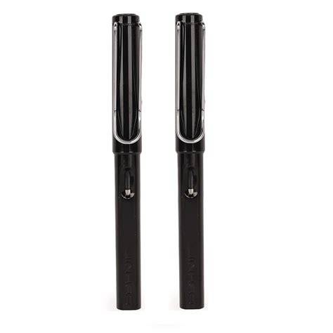 crewtone – 20130 Refillable Acrylic Body Fountain Pen Glossy Black with ...
