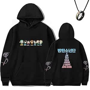BTS Hoodie Women Sweatshirt Kpop Sweater Love Yourself Hoodies Jimin ...