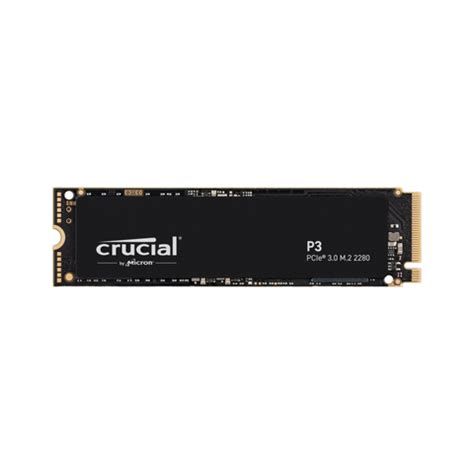 Crucial CT500P3SSD8 500 GB Desktop, Laptop Black PCIe NVMe Internal ...