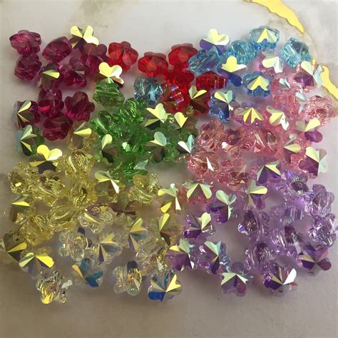 Buy Crystal Flower Bead 6mm by Swarovski, Art 5744, AB Coated Colors ...