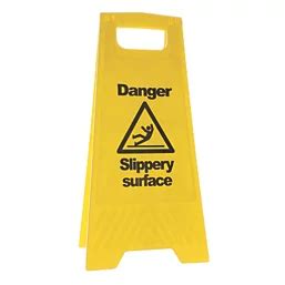 Image result for Danger Slippery Sign