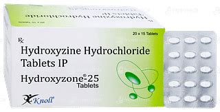 Hydroxyzone 25 MG | Order Hydroxyzone 25 MG Tablet Online at Truemeds