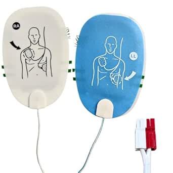 MQUIP AED Pads Compatible with Powerheart AED G3, 36-Month Shelf Life ...