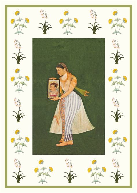 Nur Jahan Holding a Portrait of Emperor Jahangir Art Print – Ikka Dukka ...
