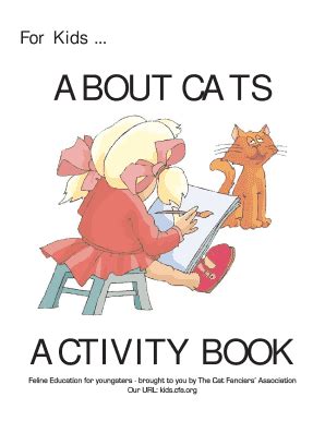 Fillable Online kids cfa 1 Introductionqxp - CFA For Kids - About Cats ...