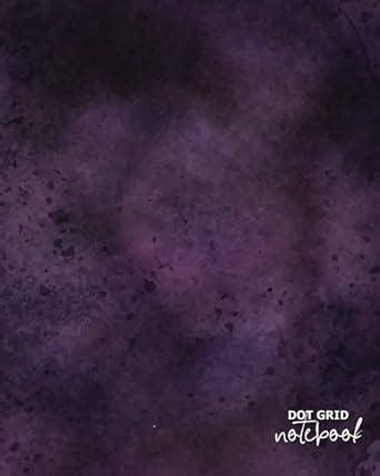 Dot Grid Notebook: Purple Watercolor Dot Grid Notebook/Journal 8x10 ...