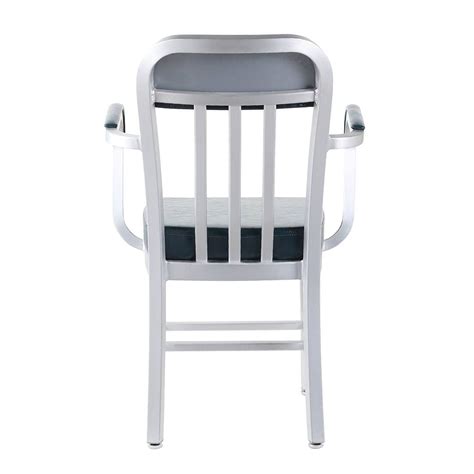 ダルトンDULTON ネイビーチェアアルミニウムチェア