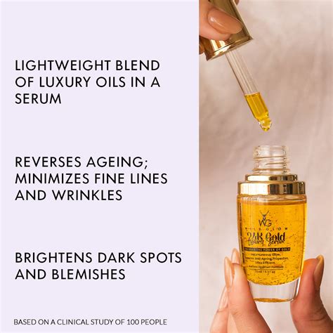 Buy 24K Gold Face Serum For Glowing Skin Online at WildGlow