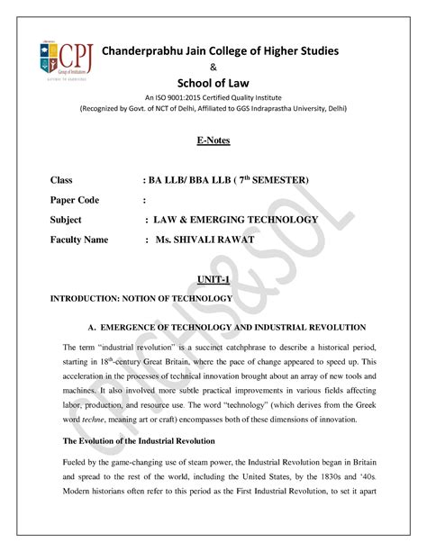 Mcq for law and emerging technologies with answers - & School of Law An ...