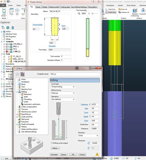 Image result for Thread Milling Program Sample