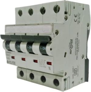 Polycab 63A C-Curve TPN MCB (White, Small) Electrical MCB MCB Price in ...