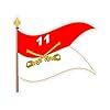 Buy Kiss-Cut Stickers - Army - 11th Armored Cavalry Regiment Guidon w ...