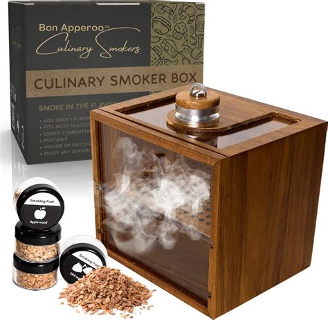 Culinary Smoker Box | Indoor Smoker | Portable Cold Smoker | Smoking Gun Not Required | Food ...