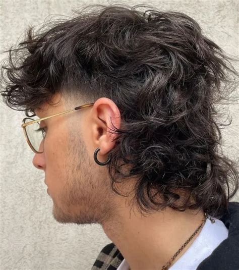 Best 13 Curly Wolf Cut Men Hairstyles - Taper Haircuts