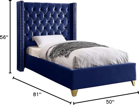 Buy Meridian Furniture Barolo Collection Modern | Contemporary Velvet ...