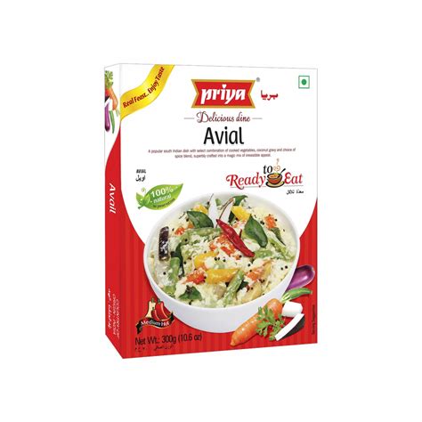 Buy Ready To Eat Avial 300g Online | Priya Foods