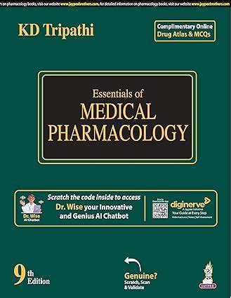 Buy ESSENTIALS OF MEDICAL PHARMACOLOGY (COVERING COMPETENCY-BASED NMC ...