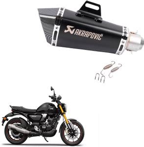 Vagary Hexa Cut Akrapovic Exhaust With DB Killer Silencer for TVS Ronin ...