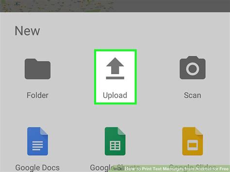Image result for How to Print a Text Message Android
