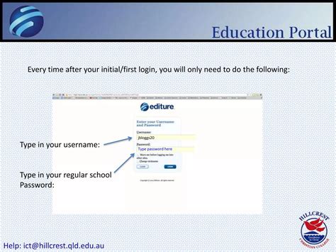 Logging into Education portal (For staff) | PPT