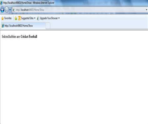 Checkbox MVC 的图像结果