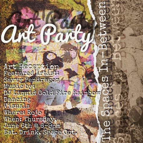 Art Party—The Spaces In-Between, Rojo, Birmingham, 6 June 2024 ...
