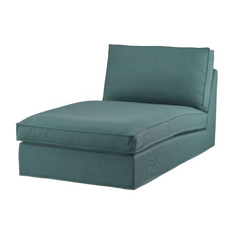 KIVIK chaise longue, Kelinge grey-turquoise - IKEA